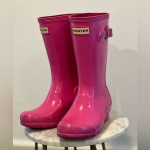 Hunter Pink Rain Boots